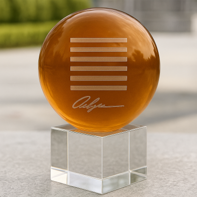 gold crystal ball northwest father