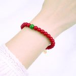 5-5 (3) Red Stone, Green Aventurine - Wrist